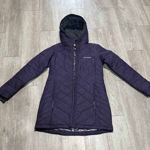Columbia Women's Hooded Puffer Coat - Deep Purple